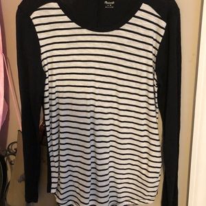 Striped long sleeve madewell shirt